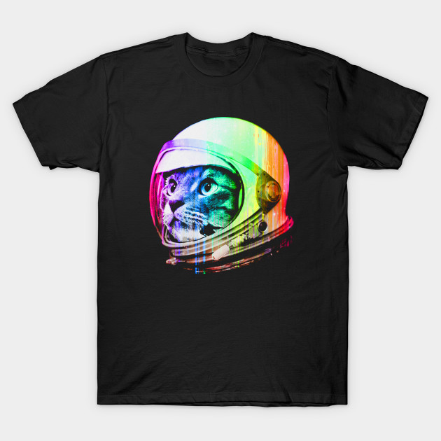 Astronaut Space Cat T-Shirt-TOZ